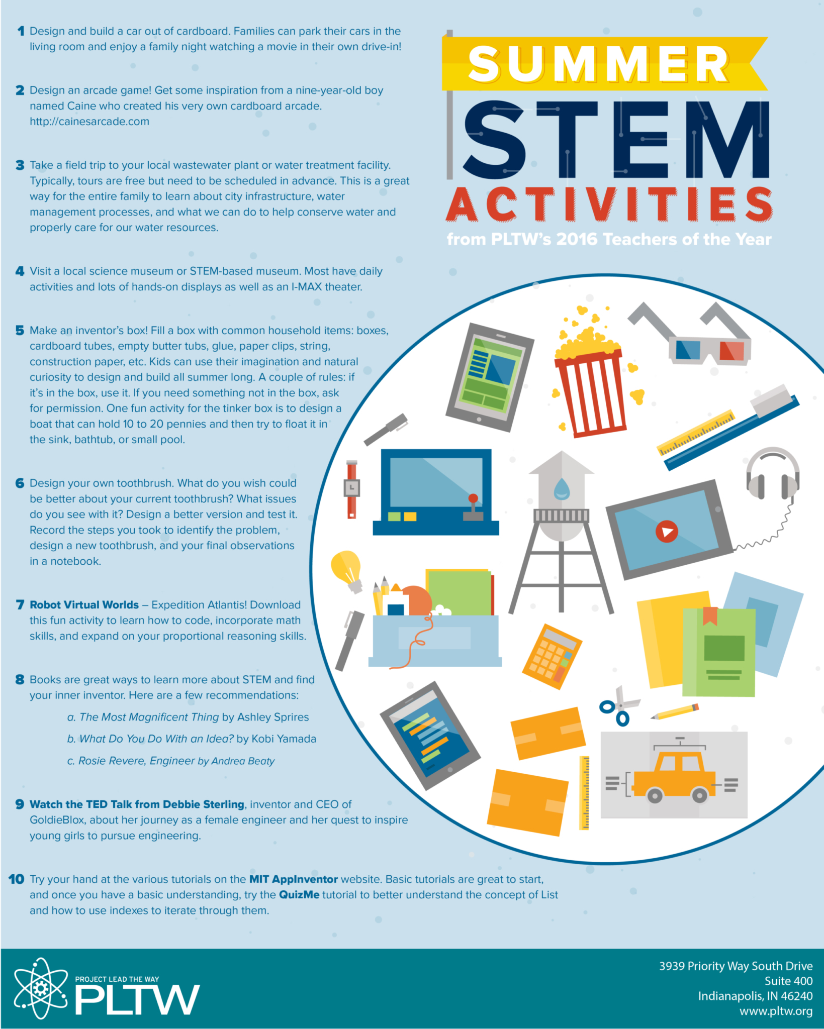 SuperCool Summer STEM Activities PLTW